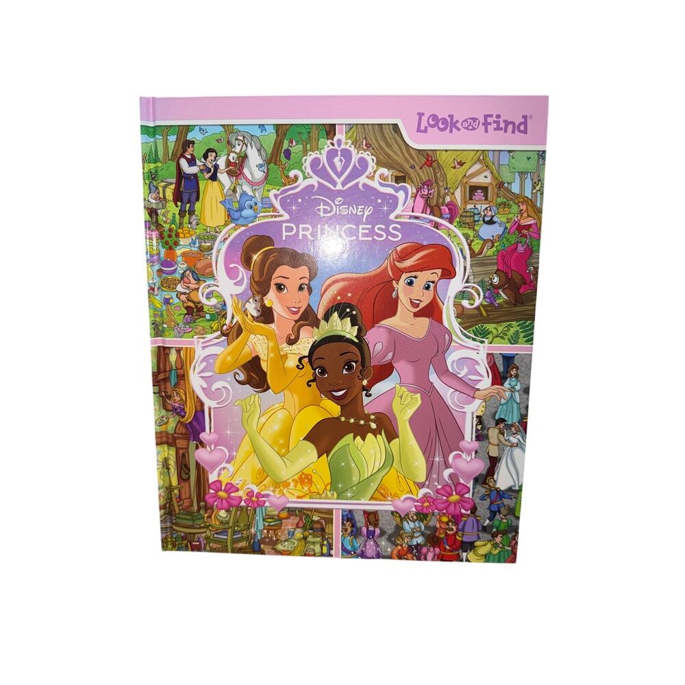 Disney Princess Ariel, Tiana, Belle, and More! - Find the Magic! Look and Find